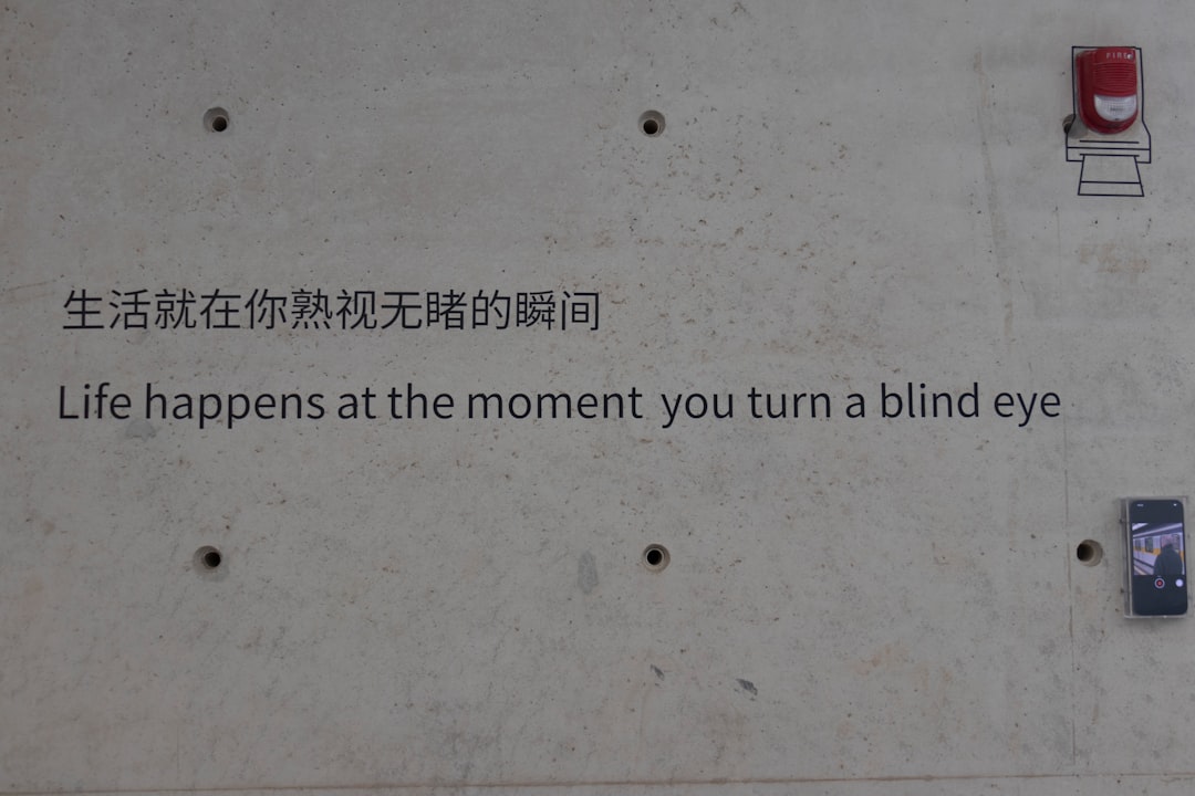 a wall with a sign on it