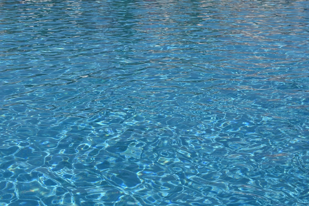 a body of water with ripples